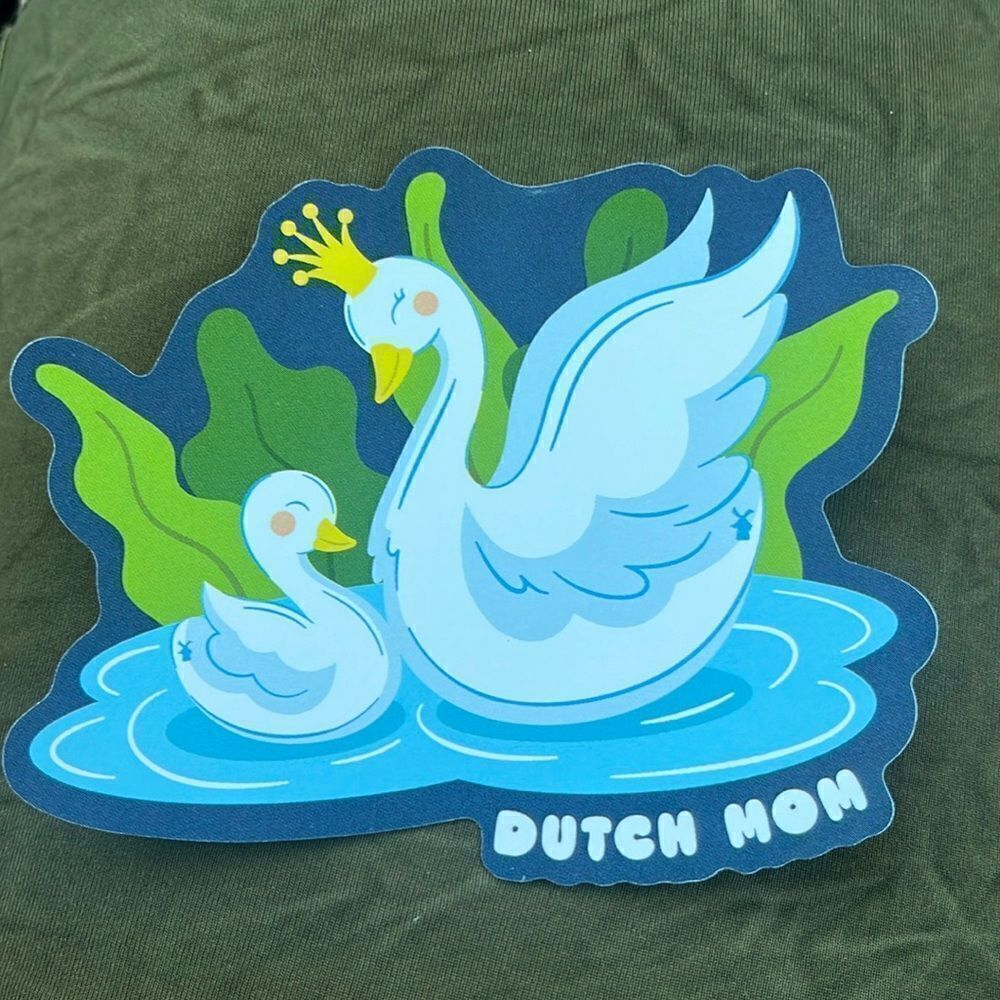 NEW 2024 DUTCH BROS DUTCH MOM SWAN STICKER